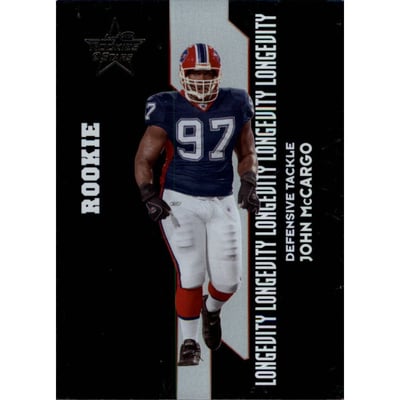 2006 Leaf Rookies and Stars Longevity Silver Parallel #242 John McCargo