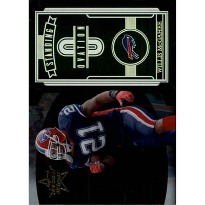 2006 Leaf Rookies and Stars Standing Ovation Green #SO18 Willis McGahee