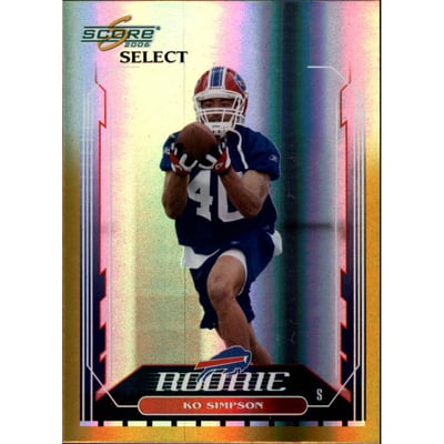 2006 Select Gold #348 Ko Simpson