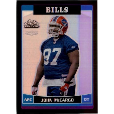 2006 Topps Chrome Black Refractors #219 John McCargo