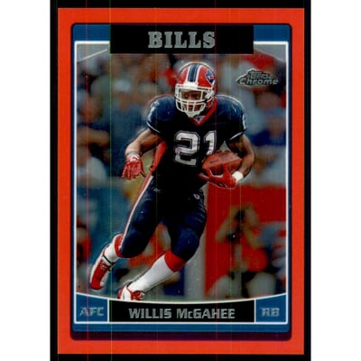 2006 Topps Chrome Red Refractors #23 Willis McGahee