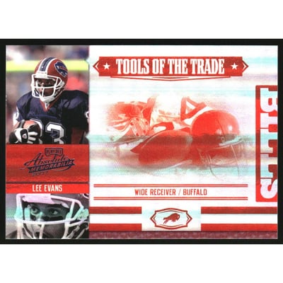 2007 Absolute Memorabilia Tools of the Trade Red Spectrum #97 Lee Evans