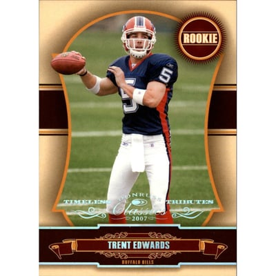 2007 Donruss Classics Timeless Tributes Silver #156 Trent Edwards