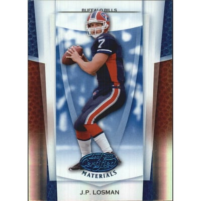 2007 Leaf Certified Materials Mirror Blue #74 J.P. Losman