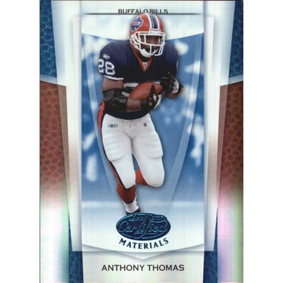 2007 Leaf Certified Materials Mirror Blue #75 Anthony Thomas