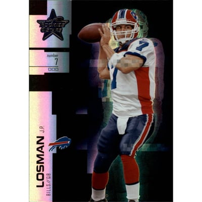 2007 Leaf Rookies and Stars Black Holofoil #52 J.P. Losman