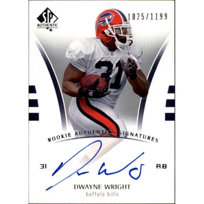 2007 SP Authentic #215 Jordan Kent AU RC
