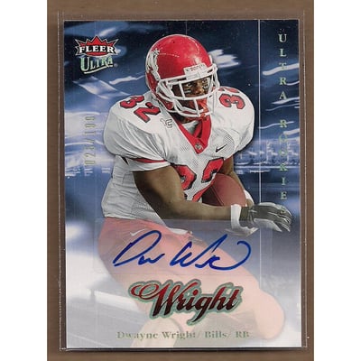 2007 Ultra Rookie Autographs #243 Dwayne Wright