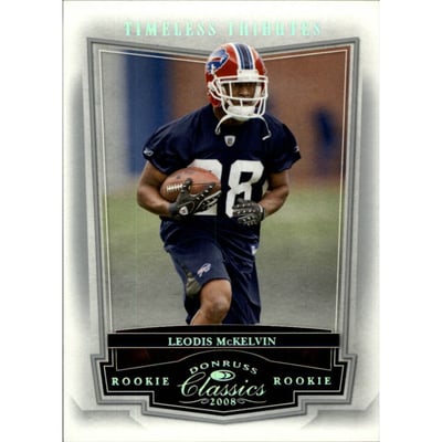 2008 Donruss Classics Timeless Tributes Silver #201 Leodis McKelvin