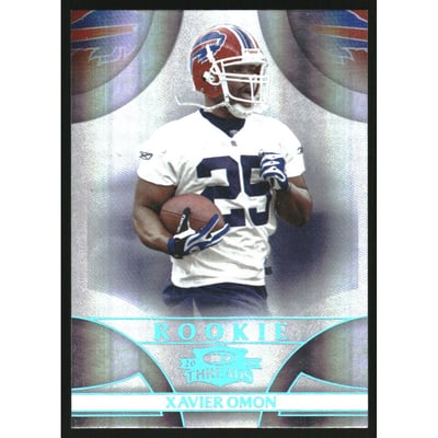 2008 Donruss Threads Platinum Holofoil #249 Xavier Omon