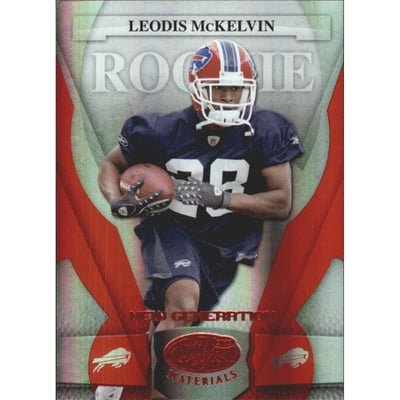 2008 Leaf Certified Materials Mirror Red #180 Leodis McKelvin