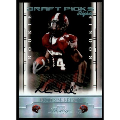 2008 Playoff Prestige NFL Draft Autographs #9 Leodis McKelvin/100