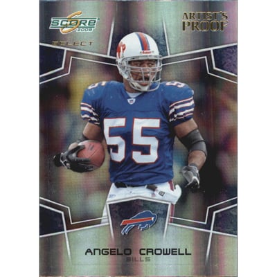 2008 Select Artist's Proof #36 Angelo Crowell