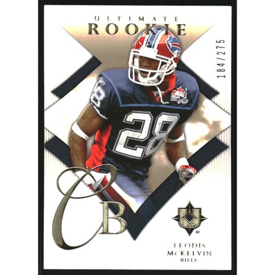 2008 Ultimate Collection #177 Leodis McKelvin RC
