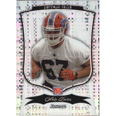 2009 Bowman Sterling Xfractors #44 Andy Levitre