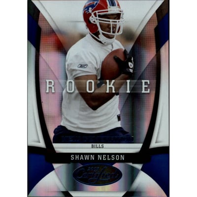 2009 Certified Mirror Blue #193 Shawn Nelson