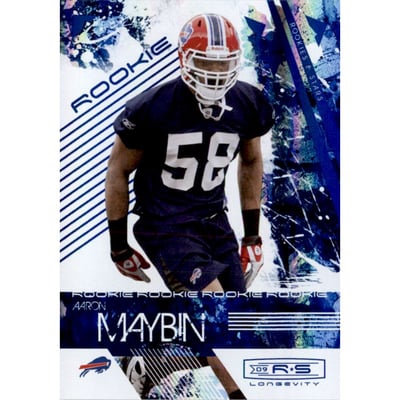 2009 Donruss Rookies and Stars Longevity Sapphire #117 Aaron Maybin