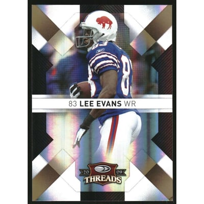 2009 Donruss Threads Gold Holofoil #10 Lee Evans