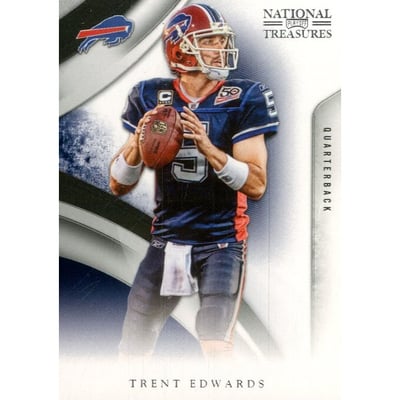 2009 Playoff National Treasures #11 Trent Edwards