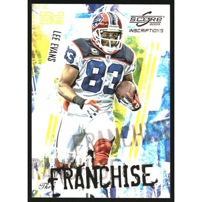 2009 Score Inscriptions Franchise Gold Zone #14 Lee Evans