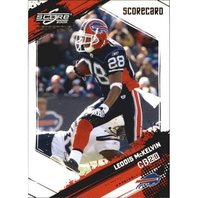 2009 Score Inscriptions Scorecard #33 Leodis McKelvin