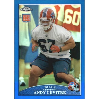2009 Topps Chrome Blue Refractors #TC117 Andy Levitre