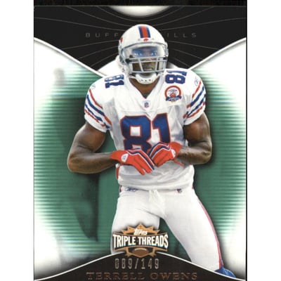 2009 Topps Triple Threads Emerald #68 Terrell Owens