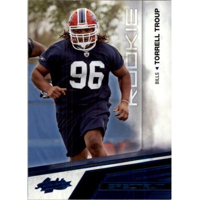 2010 Absolute Memorabilia Spectrum Blue Retail #196 Torell Troup