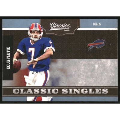 2010 Classics Classic Singles Platinum #10 Doug Flutie