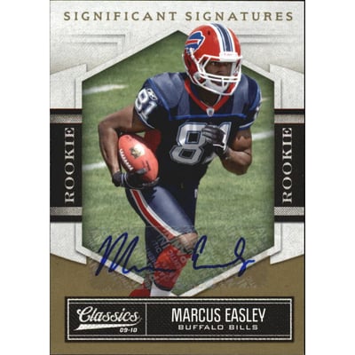 2010 Classics Significant Signatures Gold #168 Marcus Easley/499