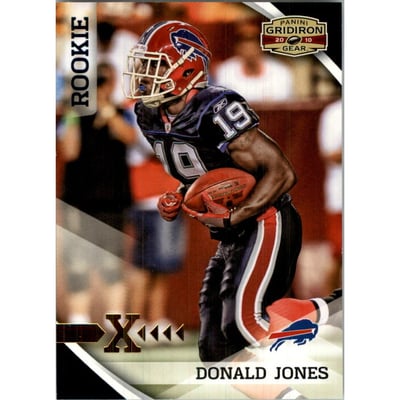 2010 Panini Gridiron Gear Gold X's #185 Donald Jones
