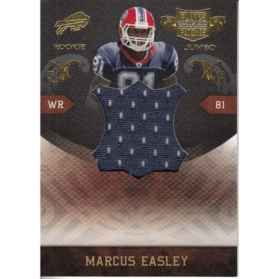 2010 Panini Plates and Patches Rookie Jumbo Materials #30 Marcus Easley