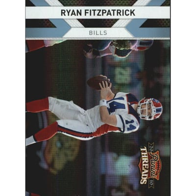 2010 Panini Threads Platinum Holofoil #17 Ryan Fitzpatrick