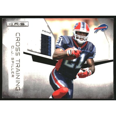 2010 Rookies and Stars Crosstraining Materials Prime #32 C.J. Spiller