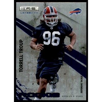 2010 Rookies and Stars Longevity Sapphire #245 Torell Troup