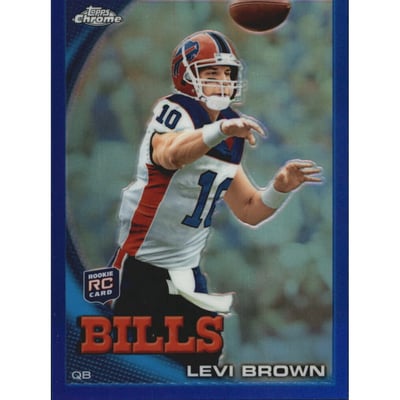 2010 Topps Chrome Blue Refractors #C179 Levi Brown