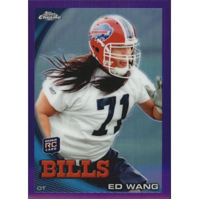 2010 Topps Chrome Purple Refractors #C23 Ed Wang
