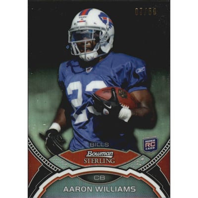 2011 Bowman Sterling Black Refractors #11 Aaron Williams