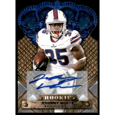 2011 Crown Royale Autographs Blue #146 Johnny White