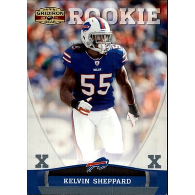 2011 Panini Gridiron Gear Platinum X's #241 Kelvin Sheppard