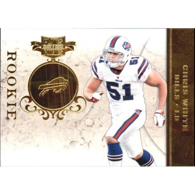 2011 Panini Plates and Patches Gold #194 Chris White