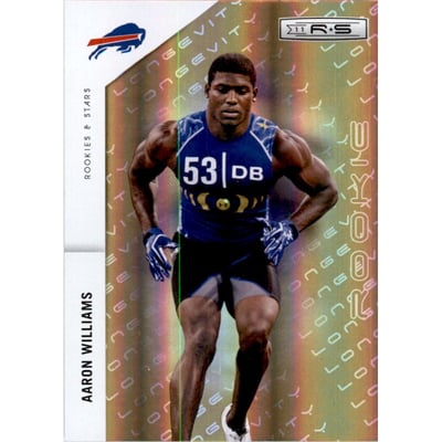 2011 Rookies and Stars Longevity Parallel Gold #151 Aaron Williams