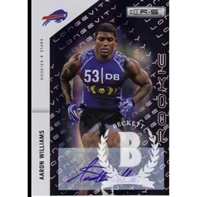 2011 Rookies and Stars Longevity Rookie Autographs #151 Aaron Williams/150