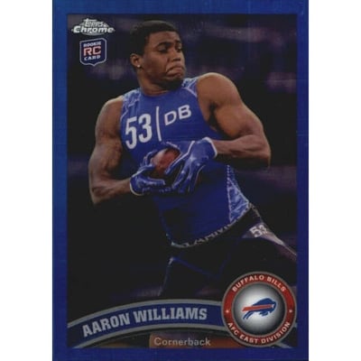 2011 Topps Chrome Blue Refractors #156 Aaron Williams