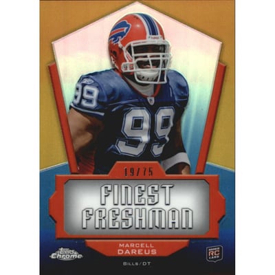 2011 Topps Chrome Finest Freshman Gold Refractors #FFMD Marcell Dareus