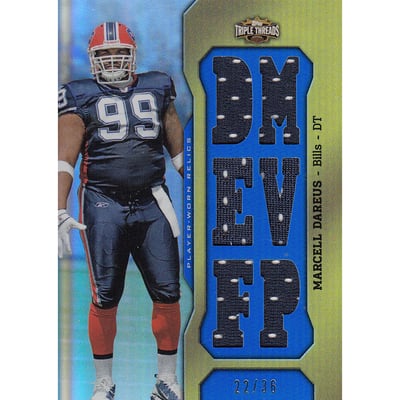 2011 Topps Triple Threads Relic #TTR43 Marcell Dareus