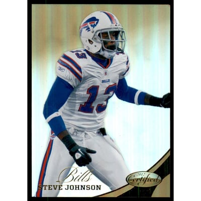 2012 Certified Mirror Gold #19 Steve Johnson