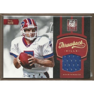 2012 Elite Throwback Threads #13 Doug Flutie/199