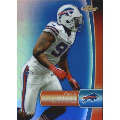 2012 Finest Blue Refractors #58 Mario Williams