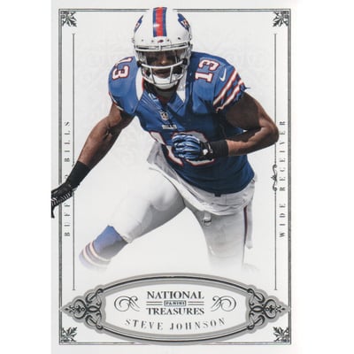 2012 Panini National Treasures #94 Steve Johnson